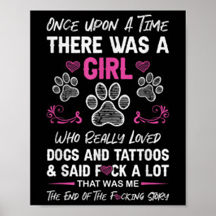 Poster Il Était Une Fille Et Un Chien Tatouage