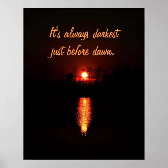 Poster Il fait toujours plus sombre juste avant l'aube (Devant)