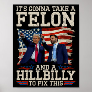 Poster Il faudra un Hillbilly et un criminel pour fixer