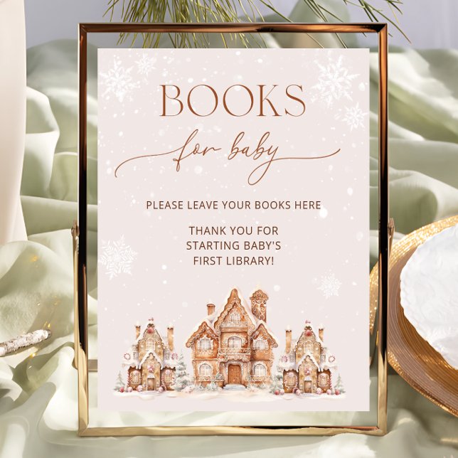 Poster Il faut un village Livres d'hiver pour bébé (Créateur téléchargé)