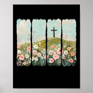 Poster Il N'Est Pas Ici Il A Rendu Jésus Chrétien Heureux
