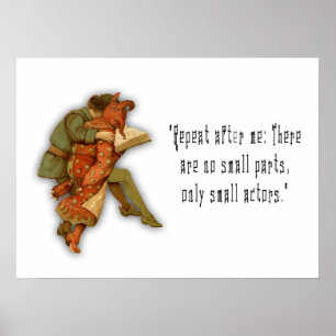Poster Il n'y a aucune petite pièce