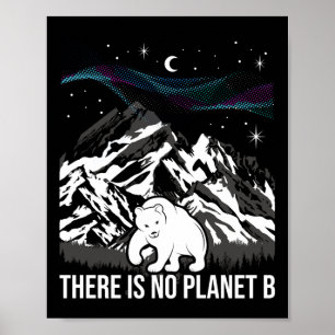 Poster Il N'Y A Pas De Planète B - Protection De l'enviro