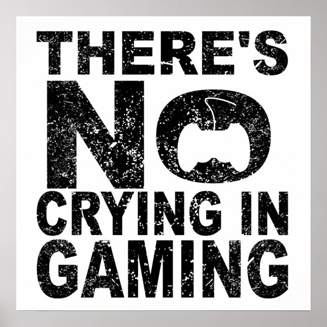 Poster Il n'y a pas de pleurs dans le jeu (Devant)