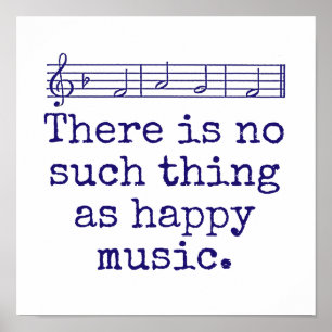 Poster Il N'Y A Rien De Tel Que Happy Music - Music Quot