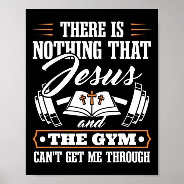 Poster Il N'Y A Rien Que Jésus Et Le Gym Christian (Devant)
