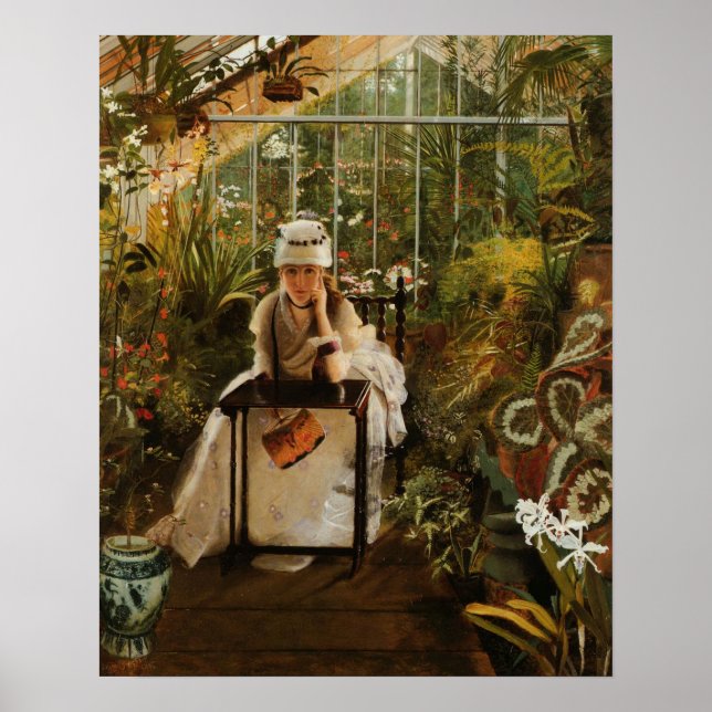 Poster Il Penseroso par John Atkinson Grimshaw 1875 (Devant)