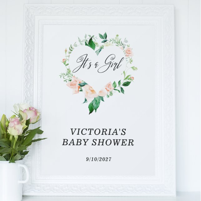 Poster Il s'agit d'un Baby shower de pêche aux filles (Créateur téléchargé)