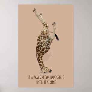Poster Il semble toujours impossible jusqu'à ce qu'il soi