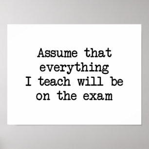 Poster Il sera à l'examen