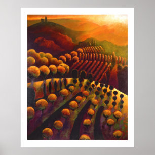 Poster Il tramonto dalla cucina