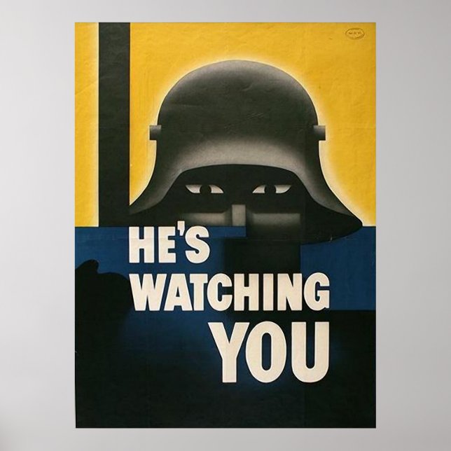 Poster Il vous regarde (Devant)