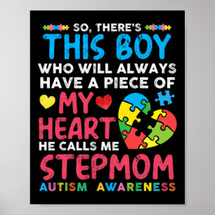 Poster Il y a ce garçon qu'il m'appelle Stepmere Autism A