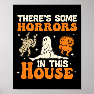 Poster Il y a des horreurs dans cet Humour d'Halloween à