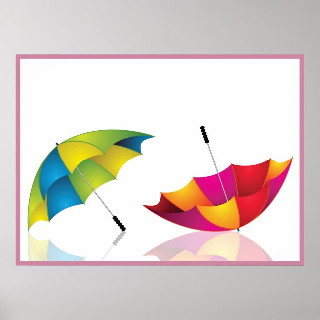 Poster Il y a toujours de la place sous notre parapluie - (Devant)