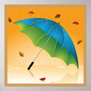 Poster Il y a toujours de la place sous notre parapluie -