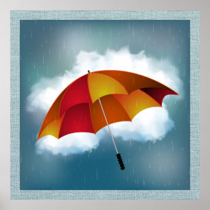 Poster Il y a toujours de la place sous notre parapluie -