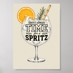 Poster Il y a toujours du temps pour un Spritz
