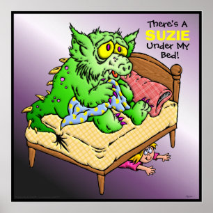 Poster Il y a un enfant sous mon lit !