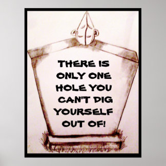 POSTER IL Y A UNE SEULE CHOSE QUE VOUS NE POUVEZ PAS FAIR