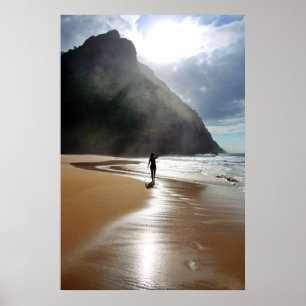Poster Île au soleil