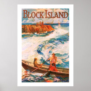 Poster Île Block
