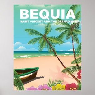 Poster Île de Bequia dans le