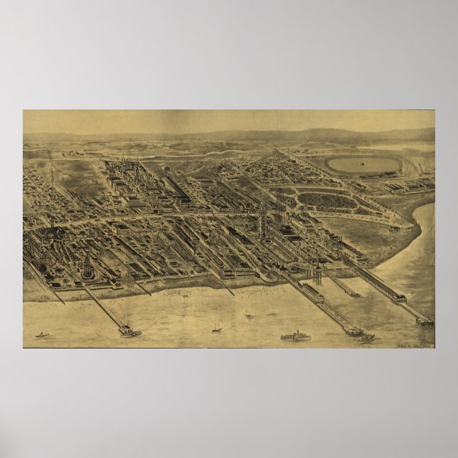 Poster Île de Coney (1906) (Devant)