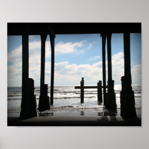 Poster Île de Galveston du pilier de Murdoch