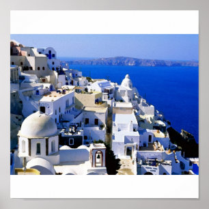 Poster île de grèce