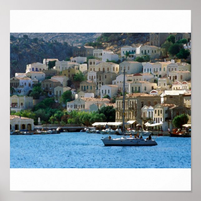 Poster île de grèce (Devant)