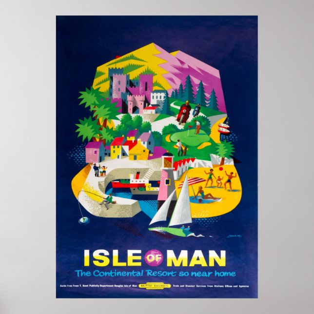 POSTER ÎLE DE L'HOMME (Devant)