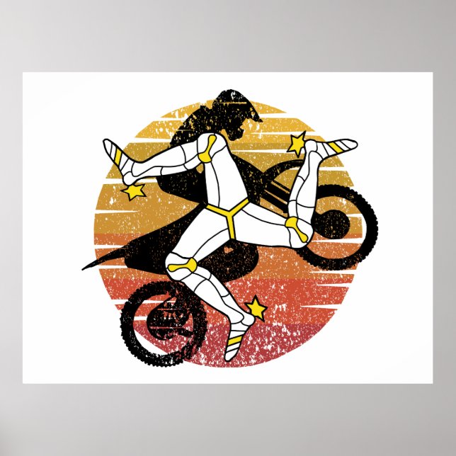 Poster Île de l'homme sport Motocross (Devant)