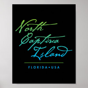 Poster Île de North Captiva Floride