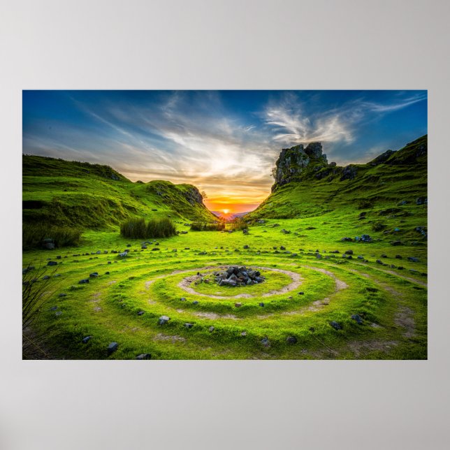 Poster Île de Skye, Écosse, Royaume-Uni (Devant)