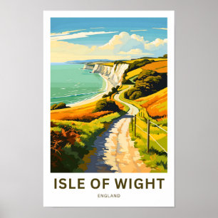 Poster Île de Wight England Imprimer