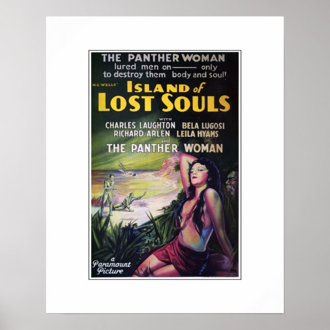 Poster Île des âmes perdues (Devant)