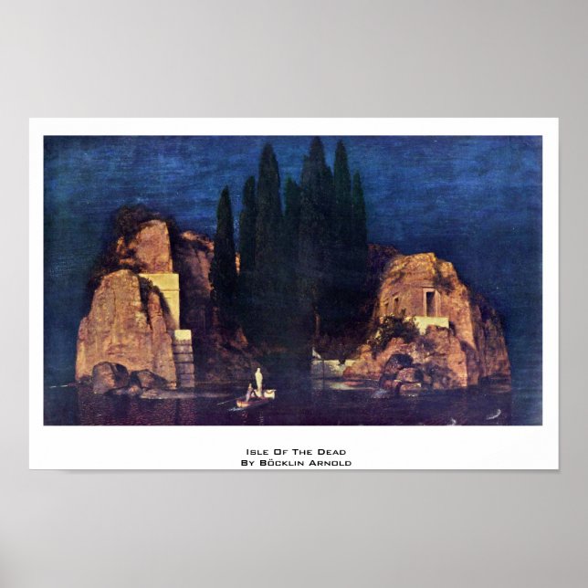 Poster Île Des Morts Par Böcklin Arnold (Devant)