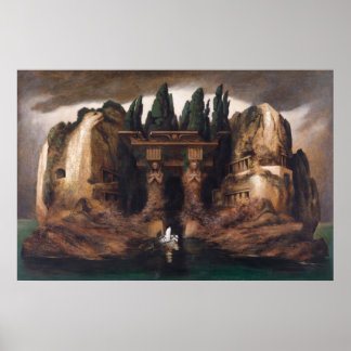 Poster Île des morts par Karl Wilhelm Toteninsel