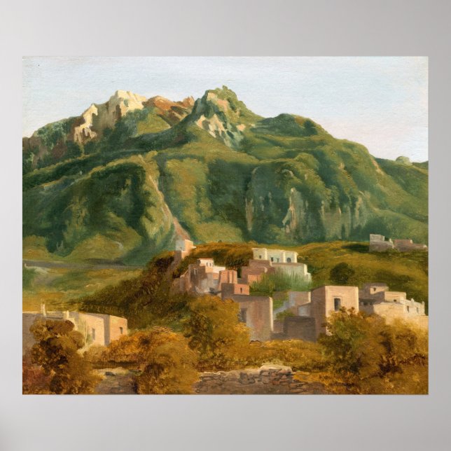 Poster Île d'Ischia - de la Gourdaine Art (Devant)