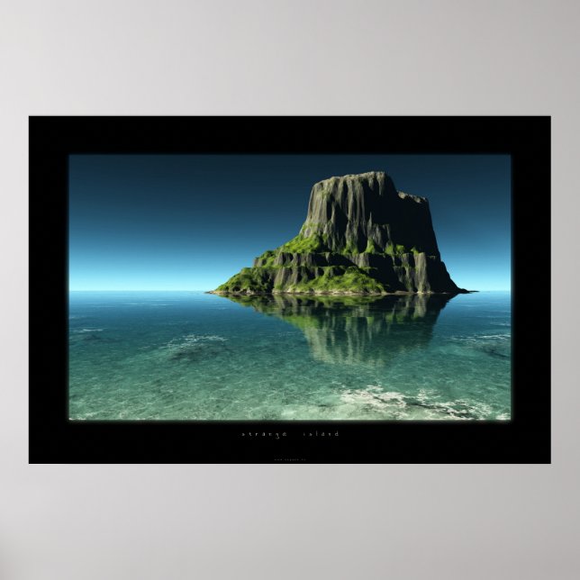 Poster île étrange (Devant)