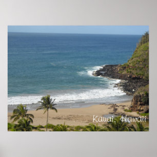 Poster Île Kauai Hawaï