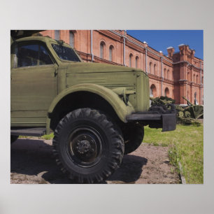 Poster Île Kronverksky, Musée de l'artillerie, camion