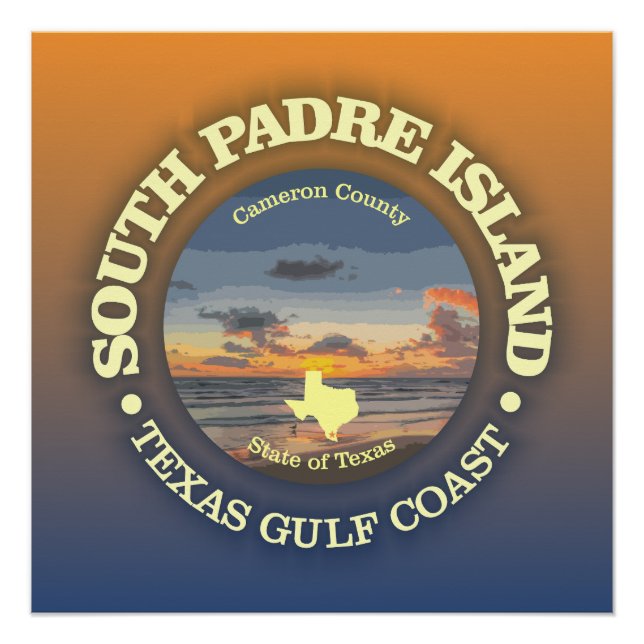 Poster Île South Padre (C) (Devant)