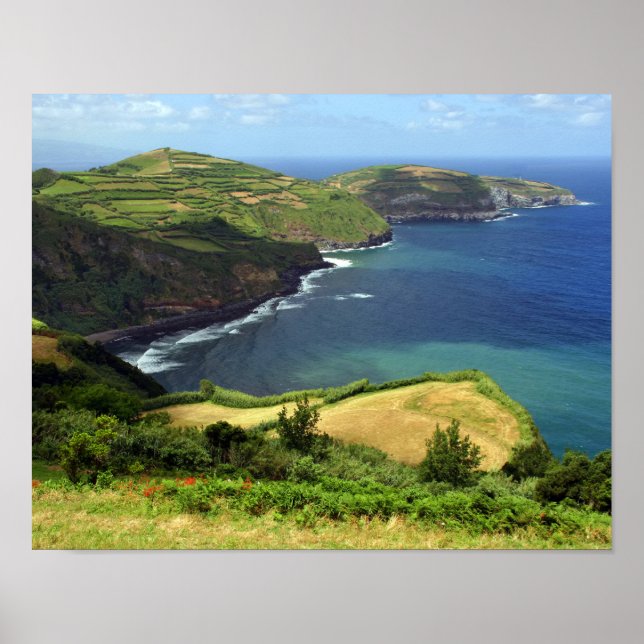Poster Iles Açores, Portugal (Devant)