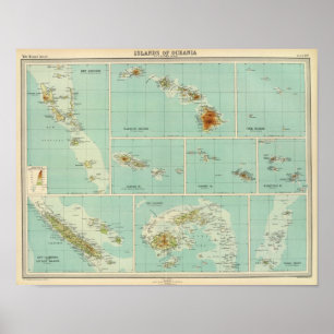 Poster Îles de l'Océanie