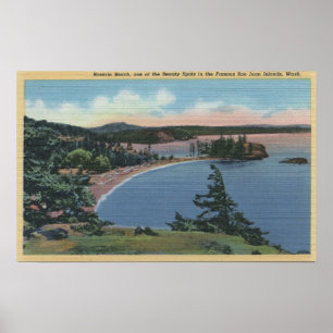 Poster Îles de San Juan, Washington