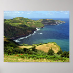 Poster Îles des Açores, Portugal