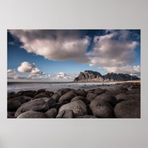 Poster Iles d'Uttakleiv Lofoten