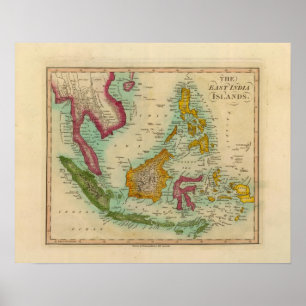 Poster Îles est 2 de l'Inde